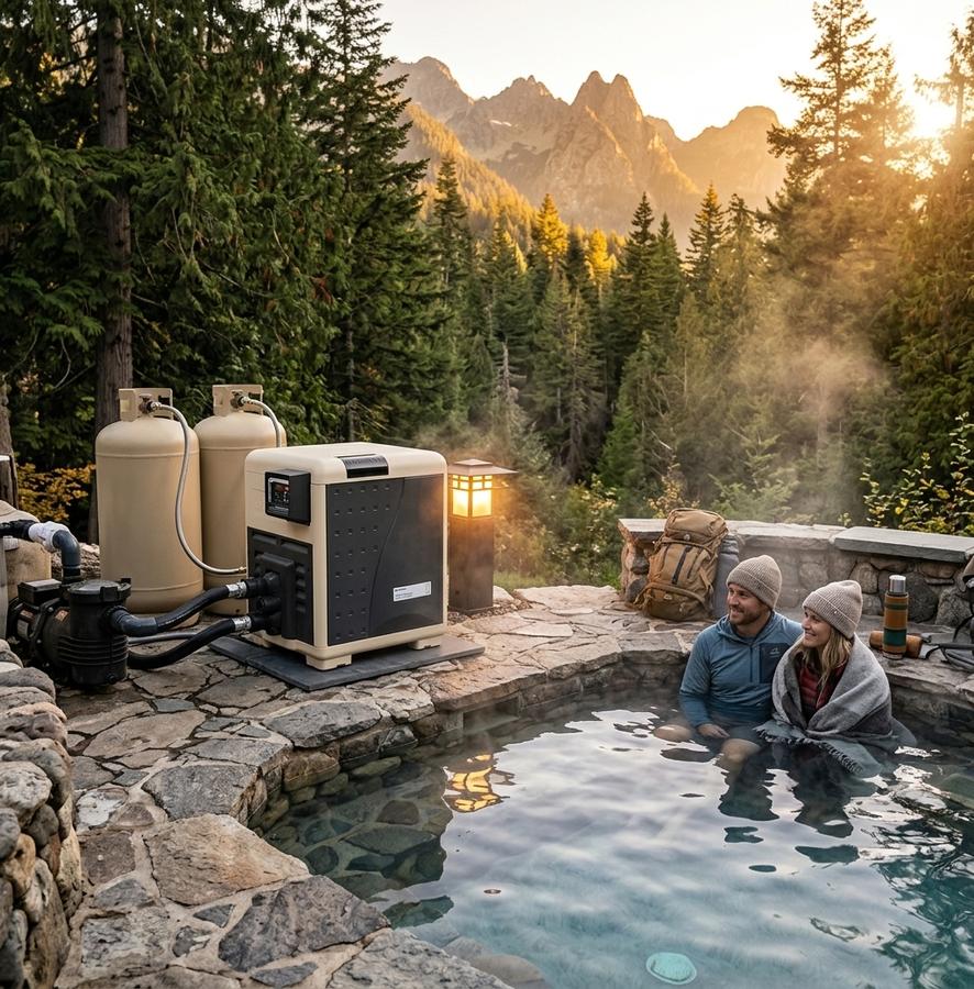 Natural gas vs propane pool heaters comparison
