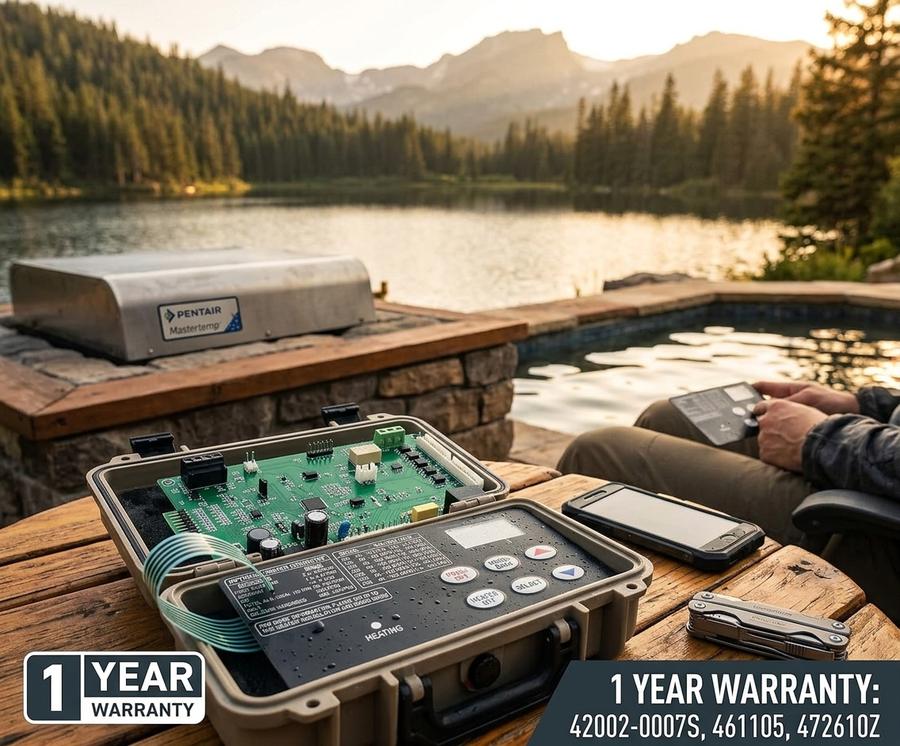 Pool heater control board replacement signs